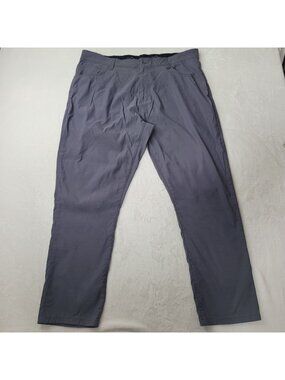 Eddie Bauer Men's Gray Straight Leg Lightweight Pants Size 40X32
